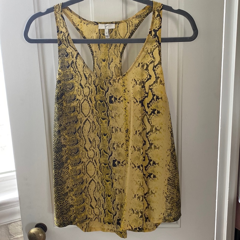 Joie Silk Race-back Tank Size S